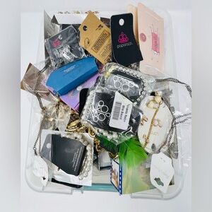 Mystery Jewelry Assorted New Necklace, Bracelet, Earring Lot of 3Lbs Wearable